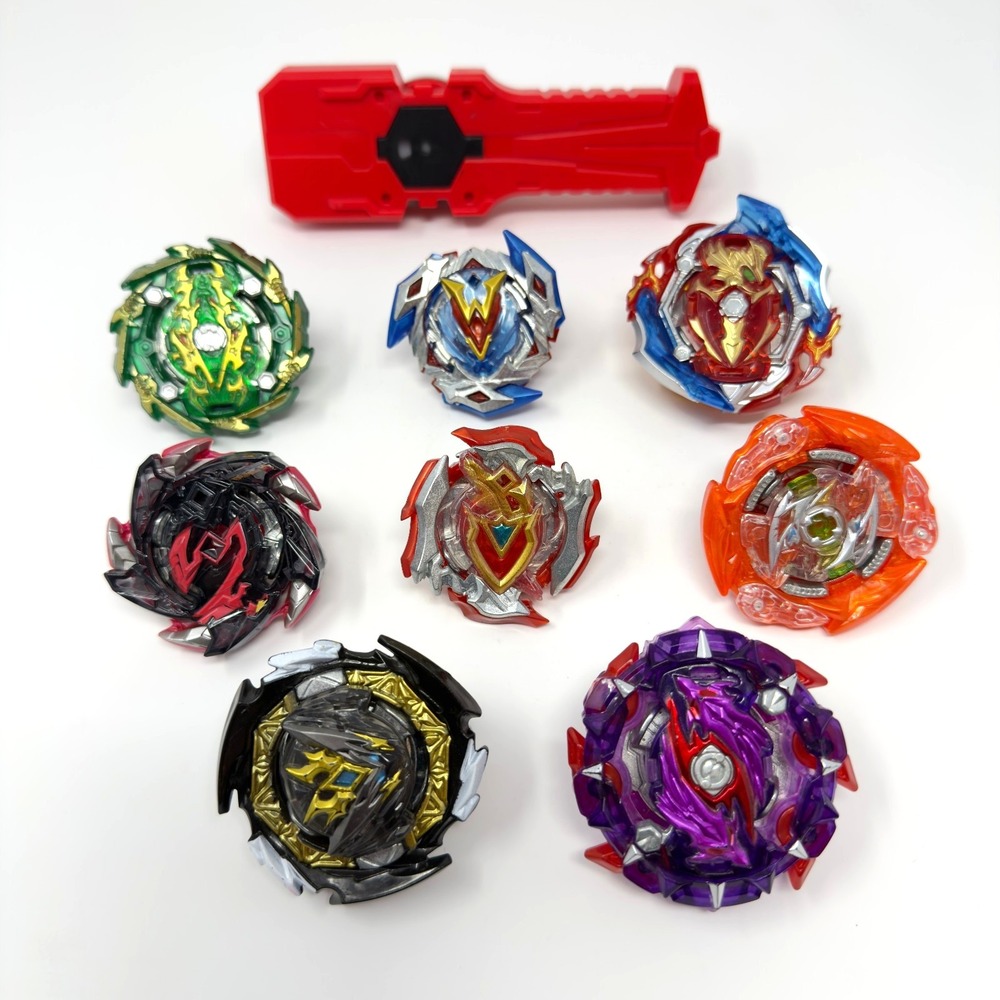 Beyblade Burst Battle Tops Lot Takara Tomy Hasbro Launchers 8 Pc‎